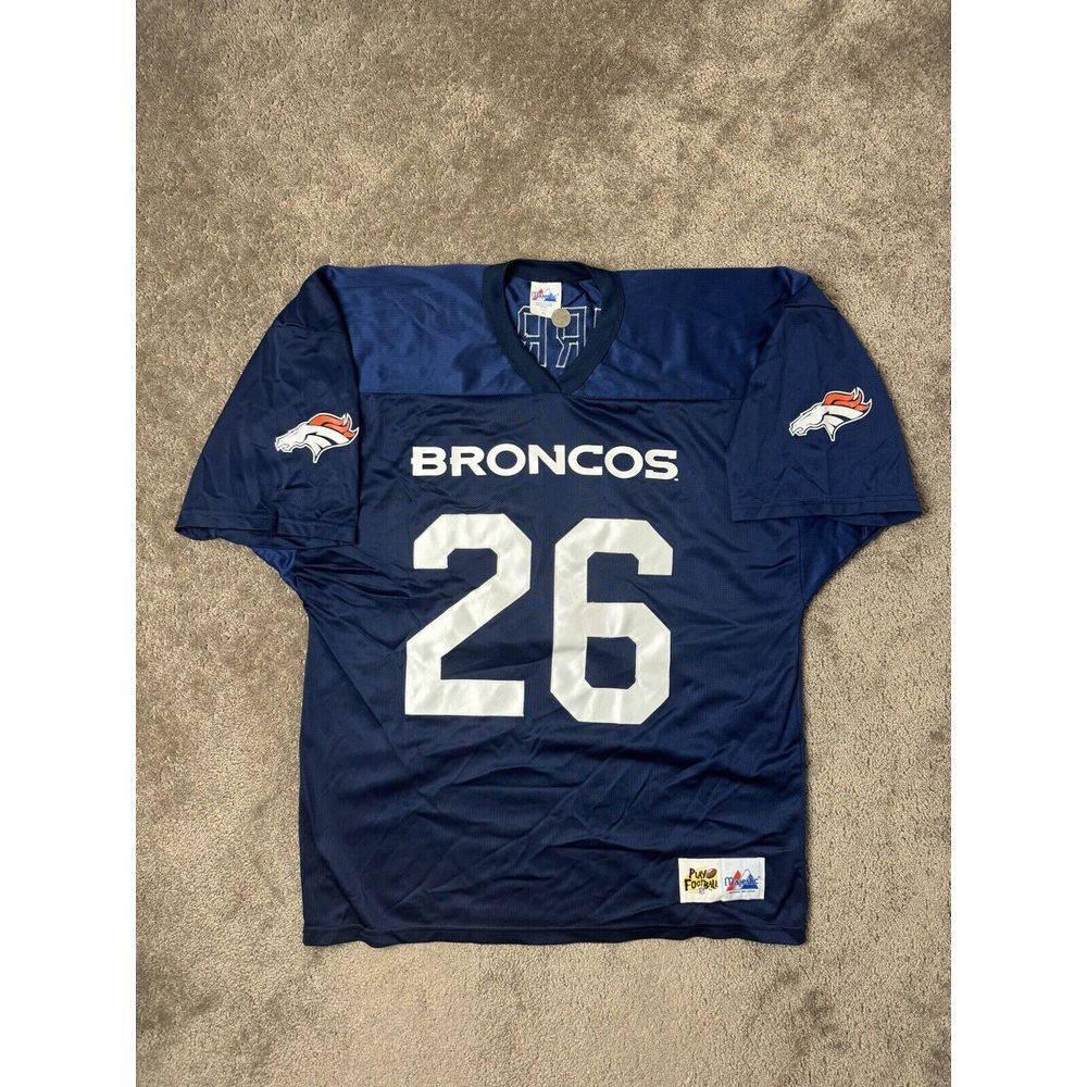 Vintage Mens‎ Jersey 90s Majestic NFL Denver Broncos 26# John Murray Sz XL